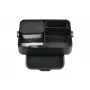 MEPAL Fiambrera Bento Take a Break large, nordic negro, 1,5 l Recipiente para alimentos