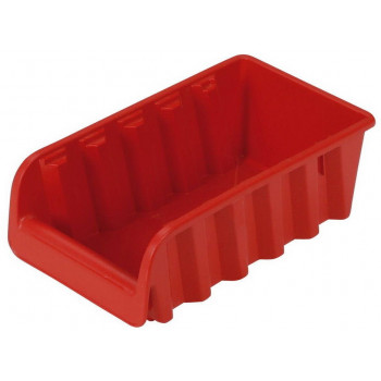 Curver DIY Stack Bin Profi 3 cajas apilables para piezas pequeñas, 20,9 x 11,5 x 7,5 cm, rojo (0804953586)