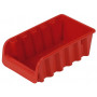 Curver DIY Stack Bin Profi 3 cajas apilables para piezas pequeñas, 20,9 x 11,5 x 7,5 cm, rojo (0804953586)