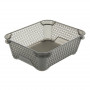 Keeeper Cesta mini A6 Mirko, 20 x 16 x 7 cm, gris cristal (transparente)
