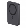 Ksix Batería externa Magslim 10000 mAh magnética 15W USB-C PD 20W pantalla digital negra