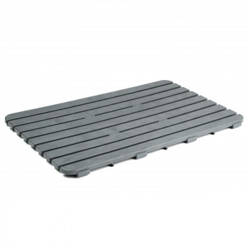 Tatay Alfombrilla de ducha, 80 x 50 cm, gris
