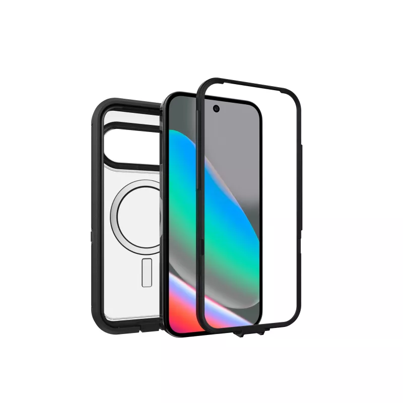OtterBox Defender XT Clear funda para Google Pixel 10 / 10 Pro, negra