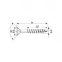 SPAX tornillos universales T30 6x100 100 uds.