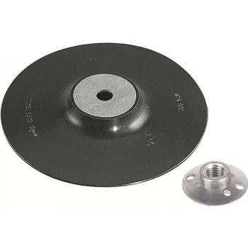 Wolfcraft 2454000 plato de apoyo para amoladora angular, 125 mm