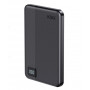 Ksix batería externa Magslim 5000 mAh magnética USB-C PD 20W pantalla digital negra