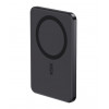 Ksix batería externa Magslim 5000 mAh magnética USB-C PD 20W pantalla digital negra