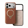 TORRAS Ostand Q3 VegSkin funda para iPhone 18 Pro / 17 Pro, compatible con MagSafe, marrón