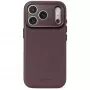 Decoded Leather Backcover – Funda de piel para iPhone 18 Pro / 17 Pro, compatible con MagSafe (chocolat brown)