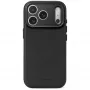 Decoded Leather Backcover – Funda de piel para iPhone 18 Pro / 17 Pro, compatible con MagSafe (negro)