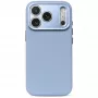 Decoded Leather Backcover – Funda de piel para iPhone 18 Pro / 17 Pro, compatible con MagSafe (Sky Blue)