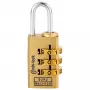 Burg-Wächter Combi-Lock 80 15M candado de combinación, dorado