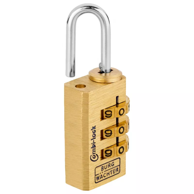 Burg-Wächter Combi-Lock 80 15M candado de combinación, dorado