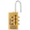 Burg-Wächter Combi-Lock 80 15M candado de combinación, dorado