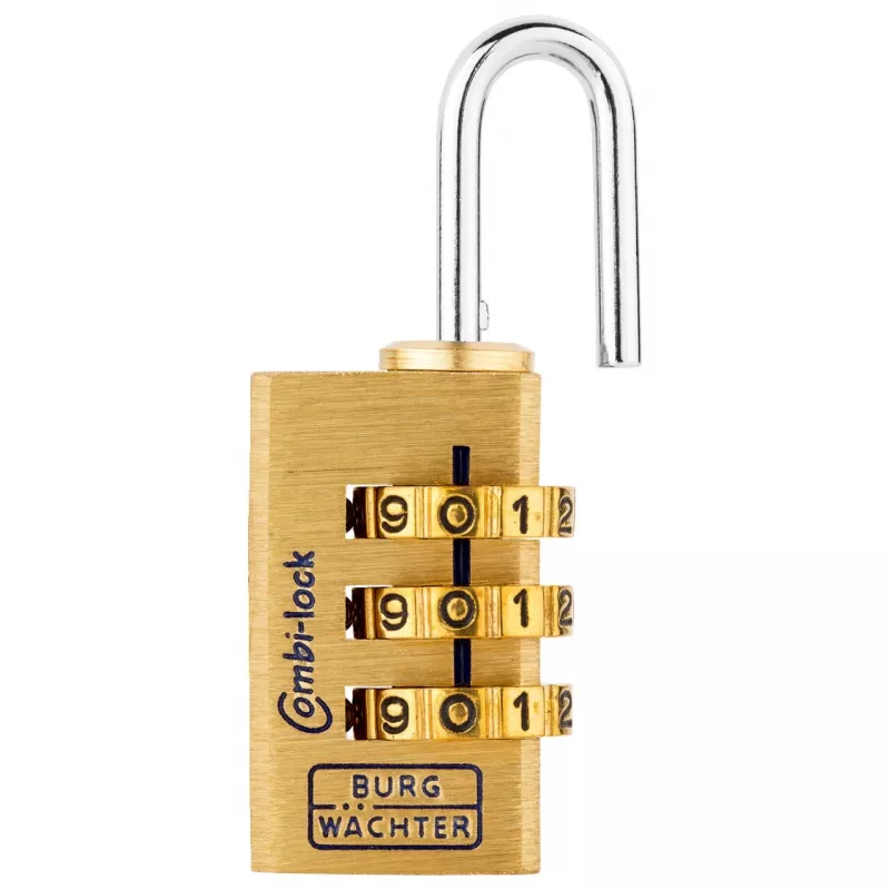Burg-Wächter Combi-Lock 80 15M candado de combinación, dorado