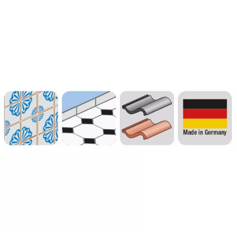 KWB juego de brocas para gres porcelánico 4-8, 4 piezas