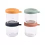 Beaba set de recipientes de vidrio con tapa 4 x 250 ml Sunrise