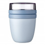 Mepal Ellipse fiambrera 0,5 + 0,2 l, Nordic Blue