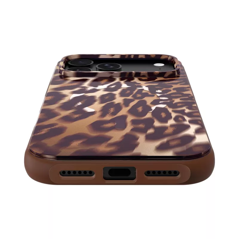 Laut Huex Wave funda para iPhone 18 Pro / 17 Pro, MagSafe, Mocha Leopard