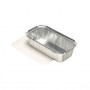 Bandejas de aluminio con tapa Starpak, 1000 ml, plata