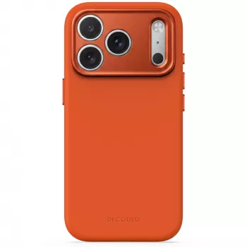 Funda trasera de silicona AntiMicrobial Decoded para iPhone 18 Pro Max / 17 Pro Max, compatible con MagSafe, terracota