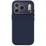 Funda trasera de silicona AntiMicrobial Decoded para iPhone 18 Pro Max / 17 Pro Max, compatible con MagSafe, azul atlántico