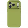 Funda trasera de silicona AntiMicrobial Decoded para iPhone 18 Pro Max / 17 Pro Max, compatible con MagSafe, verde musgo