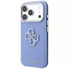 Funda Guess con logo grande de resina y acabado granulado para iPhone 18 Pro Max / 17 Pro Max, azul