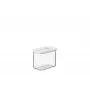 MEPAL caja de almacenamiento Modula, transparente/blanco, 1,0 l