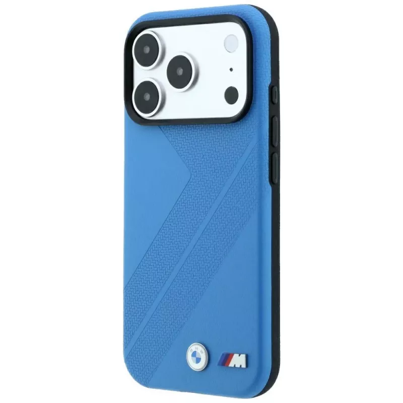 BMW M Tire Track funda MagSafe con logo metálico para iPhone 18 Pro Max / 17 Pro Max, azul