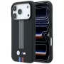 BMW M Quadrille Kevlar Anthrazit & Tricolor Print Lines funda MagSafe para iPhone 18 Pro Max / 17 Pro Max, negra