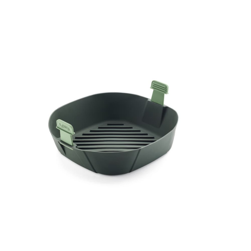 LEKUE Cesta para freidora de aire XL, gris