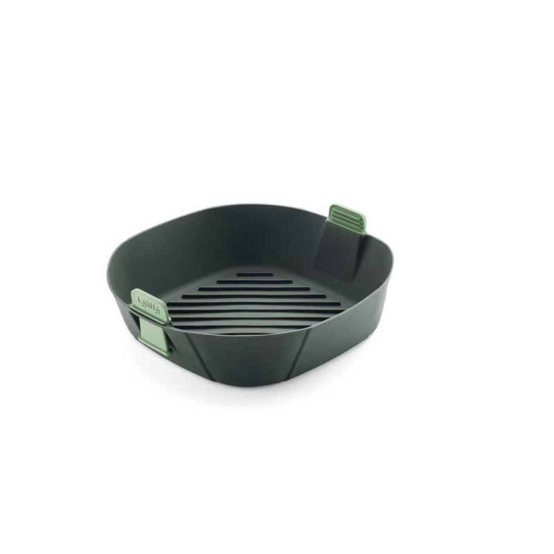 LEKUE Cesta para freidora de aire XL, gris