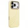 UNIQ Coehl Serina funda para iPhone 18 Pro / 17 Pro, carga magnética, amarillo