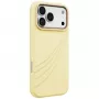UNIQ Coehl Serina funda para iPhone 18 Pro Max / 17 Pro Max, carga magnética, amarillo