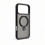Evelatus Shield funda con MagSafe y soporte para Apple iPhone 18 Pro Max, anillo mate, negro