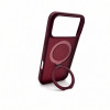 Evelatus Shield funda con MagSafe y soporte para Apple iPhone 18 Pro Max, anillo mate, burdeos