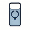 Evelatus Shield funda con MagSafe y soporte para Apple iPhone 18 Pro Max, anillo mate, azul marino