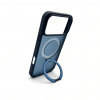 Evelatus Shield funda con MagSafe y soporte para Apple iPhone 18 Pro Max, anillo mate, azul marino