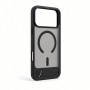 Evelatus funda MagSafe con recubrimiento de goma y soporte para Apple iPhone 18 Pro Max, negro