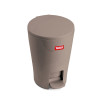 Tatay Diabolo papelera de pedal para baño, 5 l, marrón