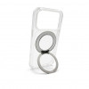 Evelatus Hybrid funda MagSafe con soporte metálico 360 para Apple iPhone 18 Pro, PC+TPU, transparente