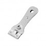 FACKELMANN raspador de vidrio plateado