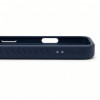 Funda Evelatus con recubrimiento de goma MagSafe con soporte para Apple iPhone 18 Pro, azul marino