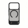 Funda Evelatus MagSafe con recubrimiento de goma y soporte para Apple iPhone 18 Pro, negro