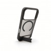 Funda Evelatus MagSafe con recubrimiento de goma y soporte para Apple iPhone 18 Pro, gris ahumado