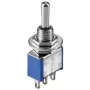 Microinterruptor basculante Goobay ON-OFF-ON con lengüetas de soldadura