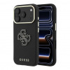 Guess SW funda de PU grabado y gran logo de resina para Apple iPhone 18 Pro, negra