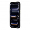 Guess SW funda de PU grabado y gran logo de resina para Apple iPhone 18 Pro, negra