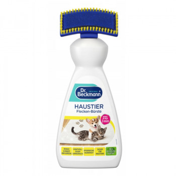 Dr.beckmann eliminador de manchas y olores de mascotas con cepillo, 650 ml